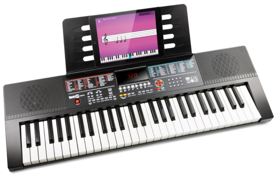 Optimales 61 Tasten Keyboard für Anfänger & Fortgeschrittene Keyboarder mit USB 